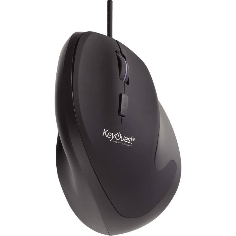 Image de  Souris filaire optique ergonomique KeyOuest pour droitier 