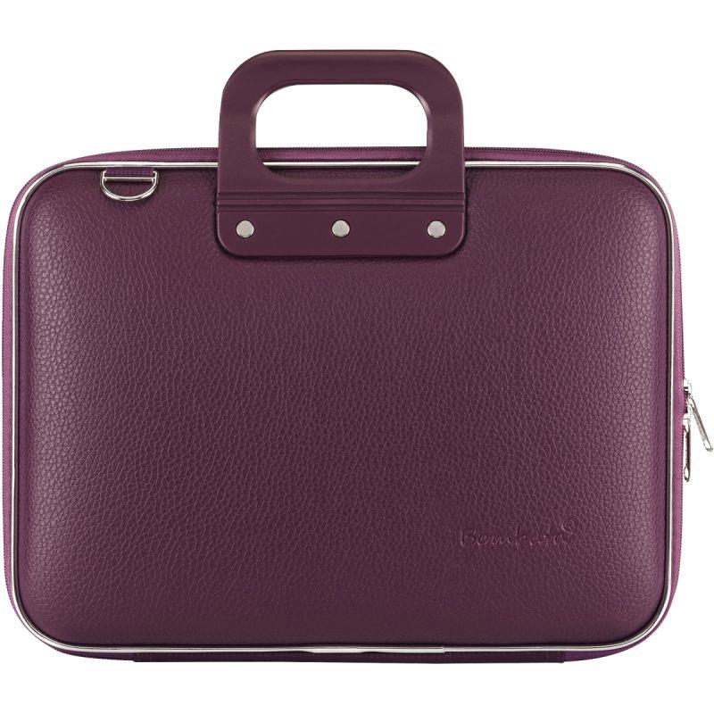 Image de  Sacoche classic mediobombata vinyle 13 coloris prune 
