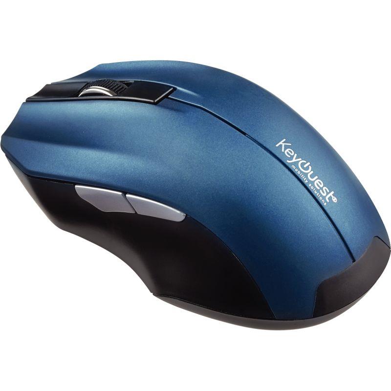Image de  Souris sans fil optique KeyOuest Expert couleur bleu 
