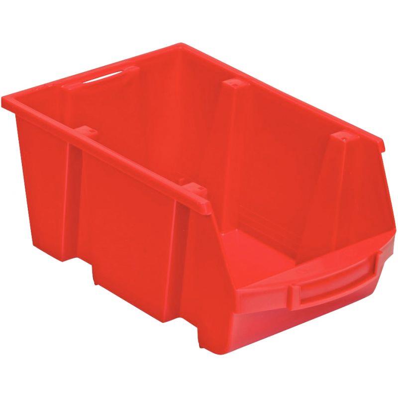 Image de  Bac à bec en polypropylène 335x150x215mm rouge 