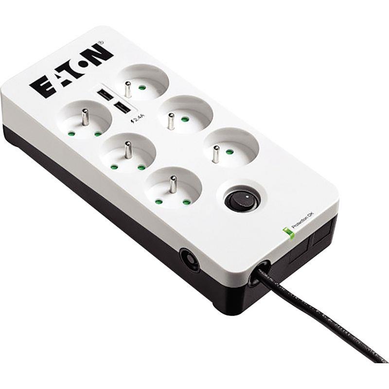 Image de  Protection secteur 6 prises + USB 