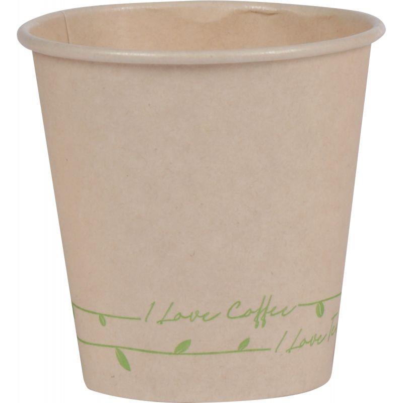 Image de  Sac de 50 gobelets en fibres de cannes écrus 24,5cl 