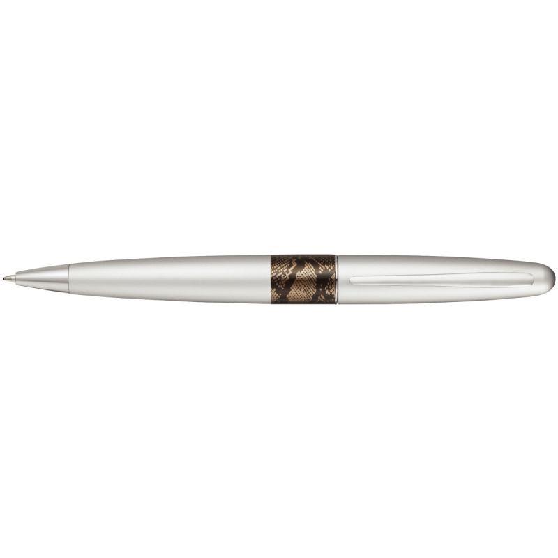 Image de  Stylo bille MR python argent 