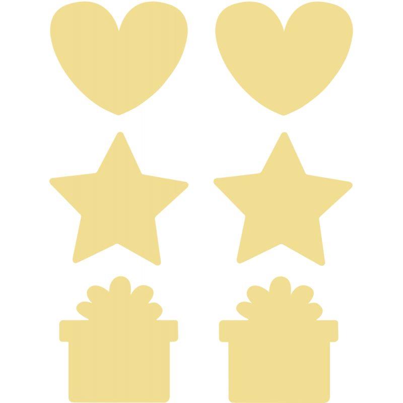 Image de  Pack de 36 stickers à gratter, format 17 x 22 cm 