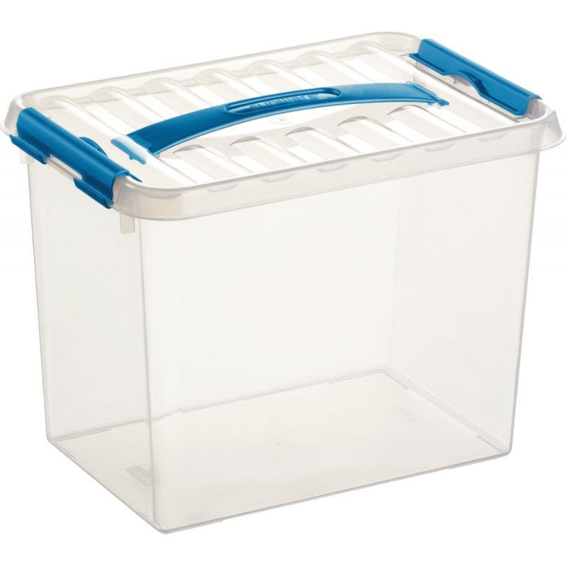 Image de  Boite de rangement QLINE 9L transparente 
