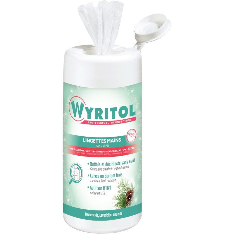 Image de  Boite de 100 lingettes désinfectantes mains 