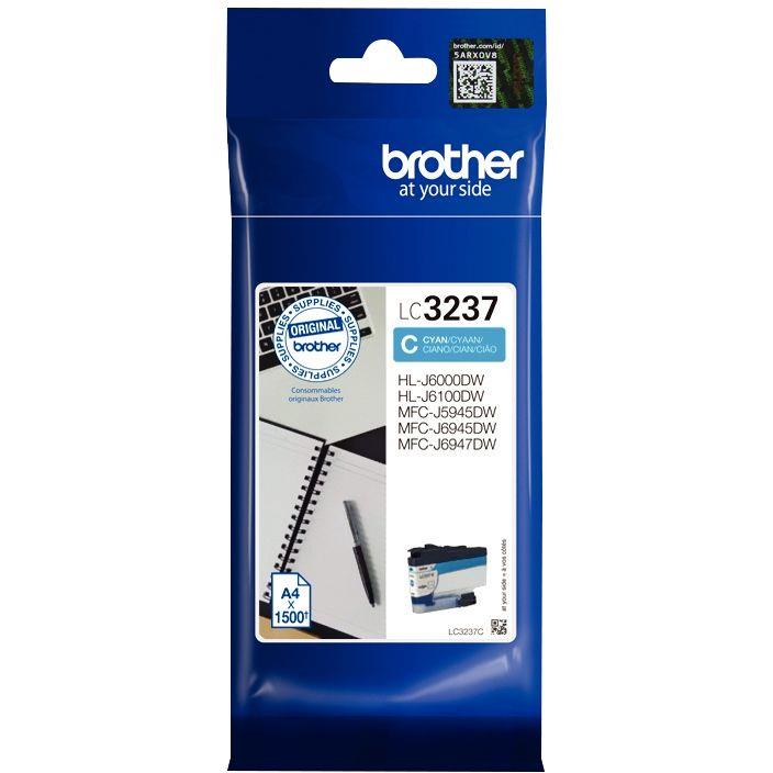Image de  Brother LC3237C cartouche jet d''encre cyan haute capacité authentique 