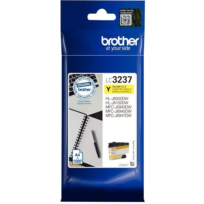Image de  Brother LC3237Y cartouche jet d''encre jaune haute capacité authentique 