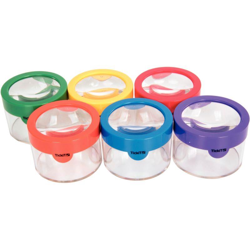 Image de  Boite de 6 pots d''observation coloris assortis 