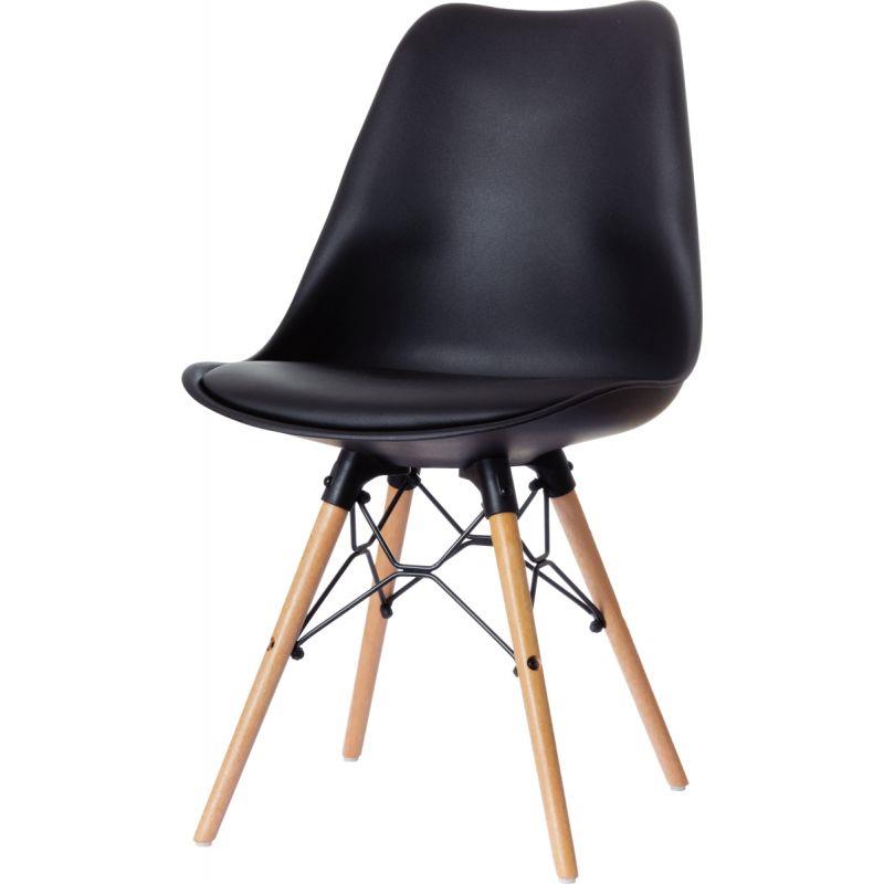 Image de  Lot de 2 chaises Doge hêtre noir 