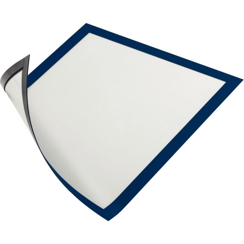 Image de  Sachet de 5 cadres d''affichage A4 magnétique bleu 