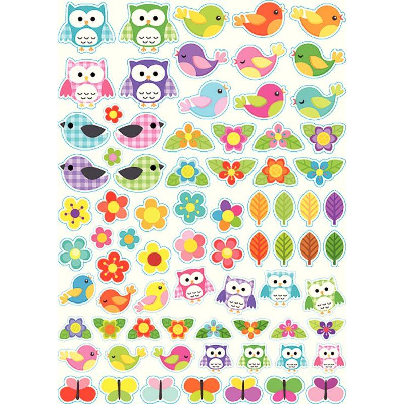 Image de  Sachet 260 gommettes nature assorties 