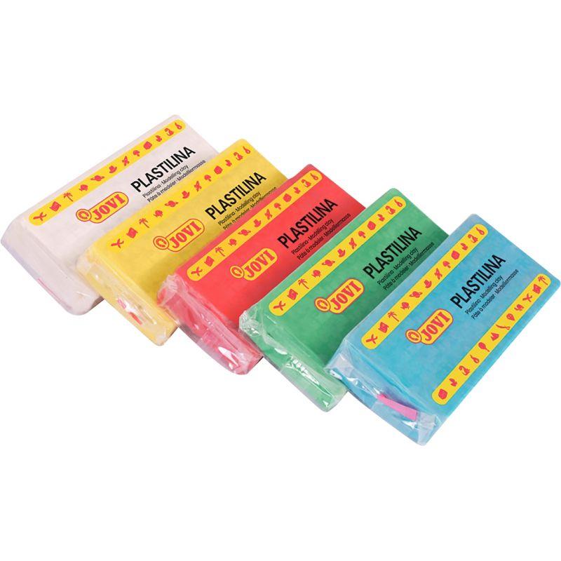Image de  Pain de 350 grammes de Plastilina rouge 