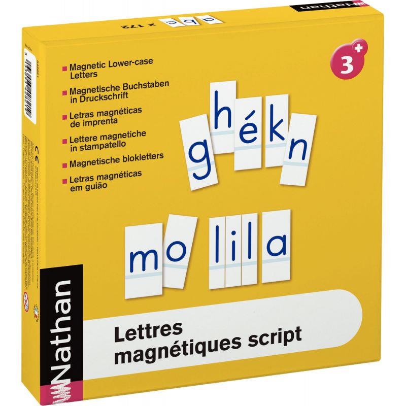 Image de  Lettres magnétiques script, 172 pièces 