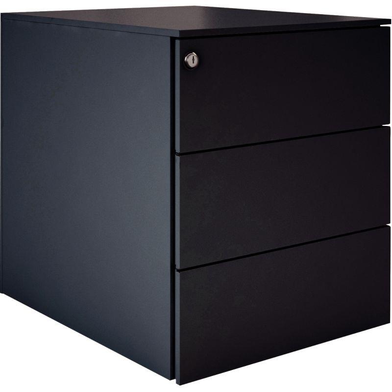 Image de  Caisson métallique mobile 3 tiroirs anthracite 