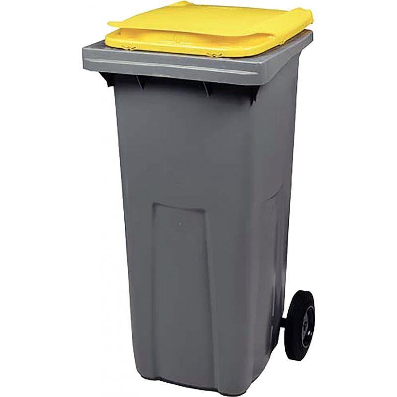 Image de  Conteneur 2 roues 120L jaune 