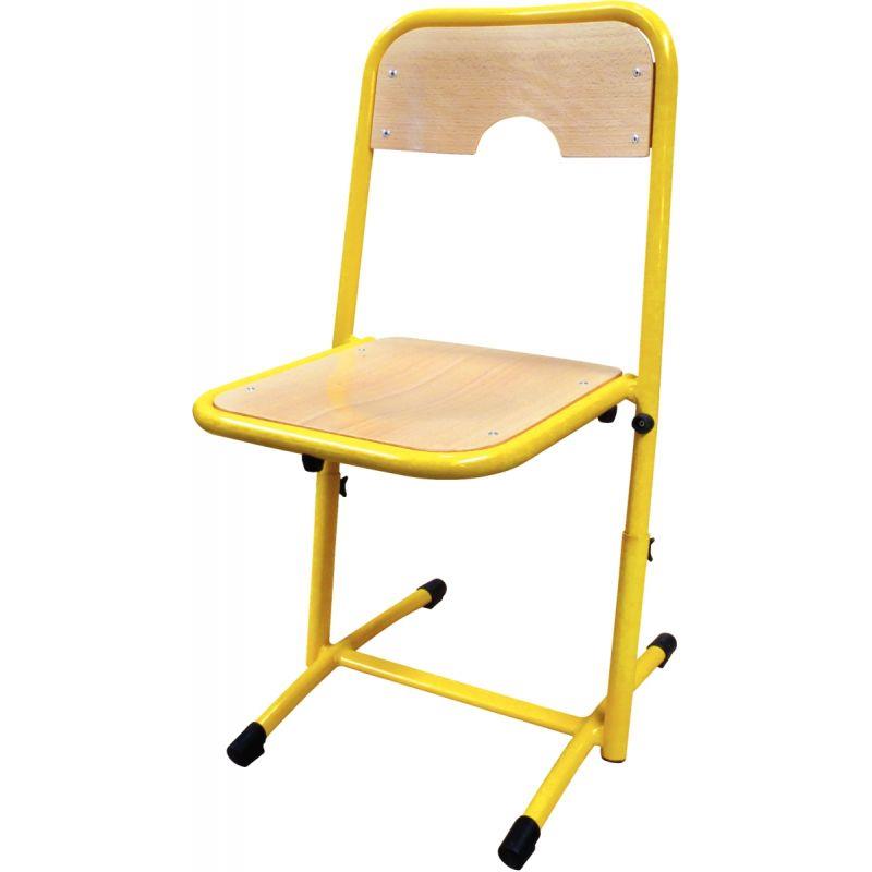 Image de  Chaise réglable appui sur table T4 à T6 jaune 