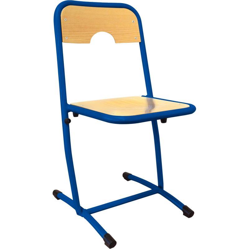 Image de  Chaise fixe appui sur table T6 bleu 