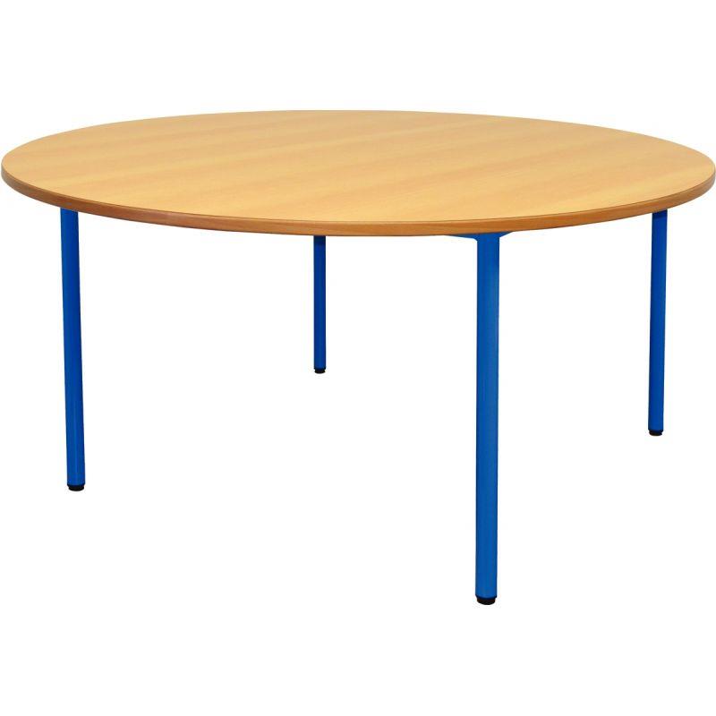 Image de  Table maternelle Ø120cm T2 bleu 
