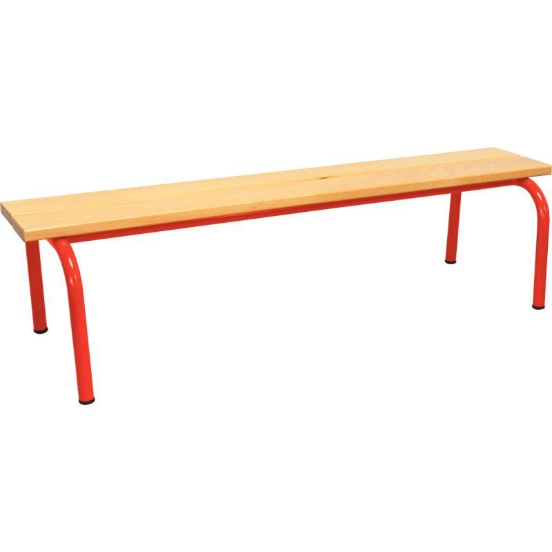 Image de  Banc sans dossier L120cm T2 rouge 