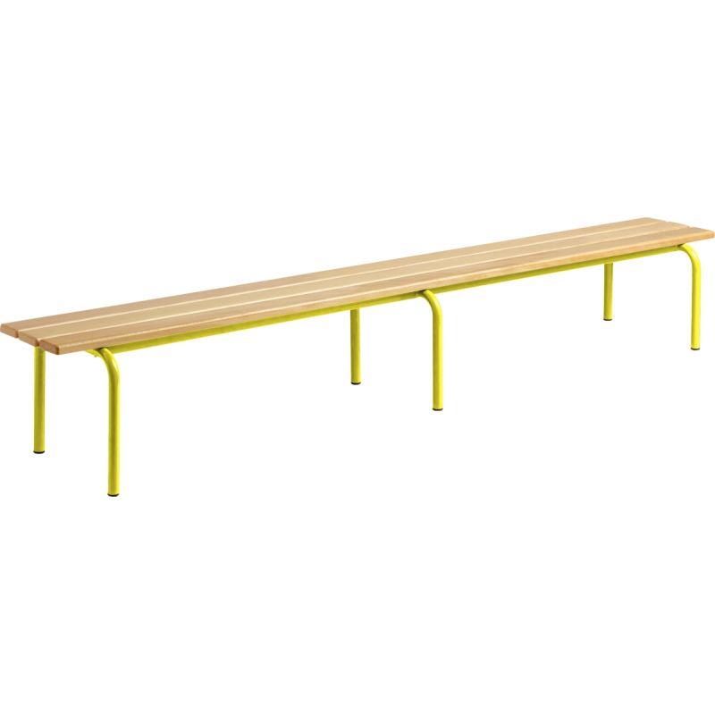 Image de  Banc sans dossier L200cm T1 jaune 