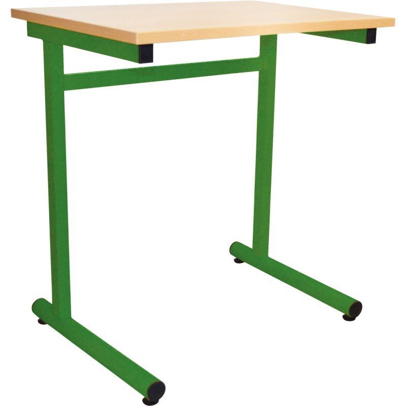 Image de  Table fixe 1 place 70x50cm T6 vert 
