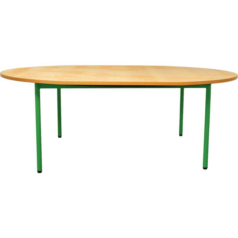 Image de  Table  ovale 120x90cm T2 vert 