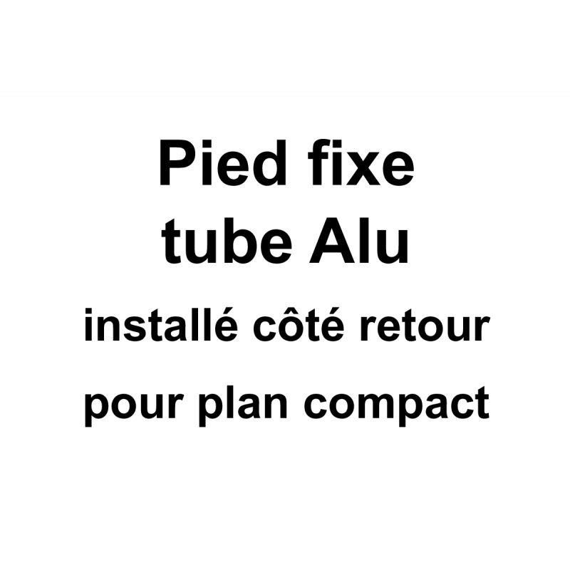 Image de  Piètement tube de renfort fixe alu 