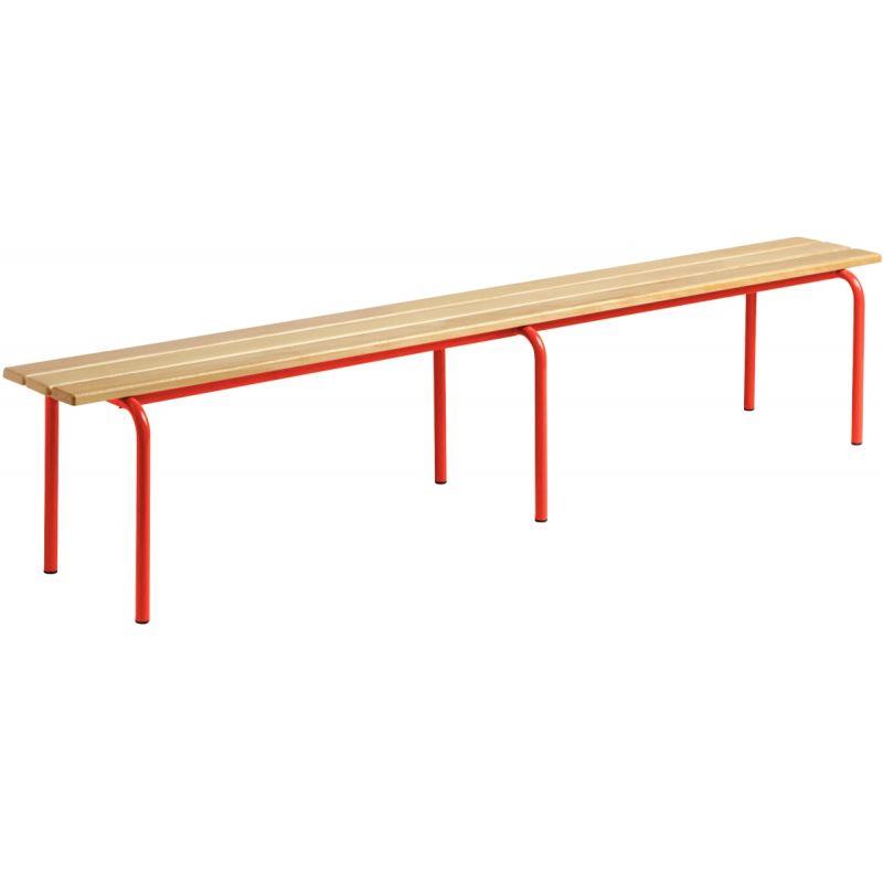 Image de  Banc sans dossier L160cm T2 rouge 