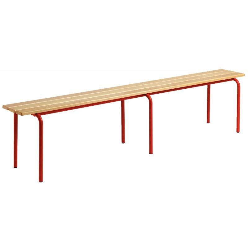 Image de  Banc sans dossier L160cm T3 rouge 