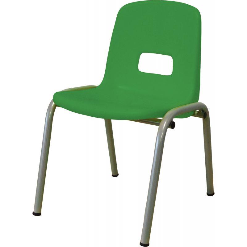 Image de  Chaise coque polypropylène T0 vert 