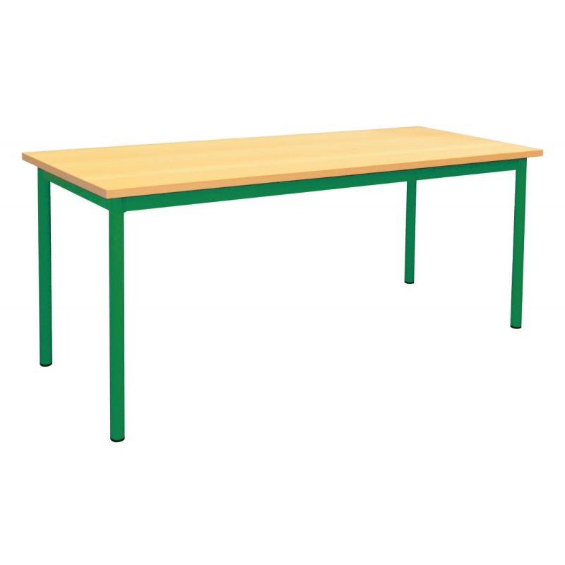 Image de  Table maternelle 120x80cm T1 vert 