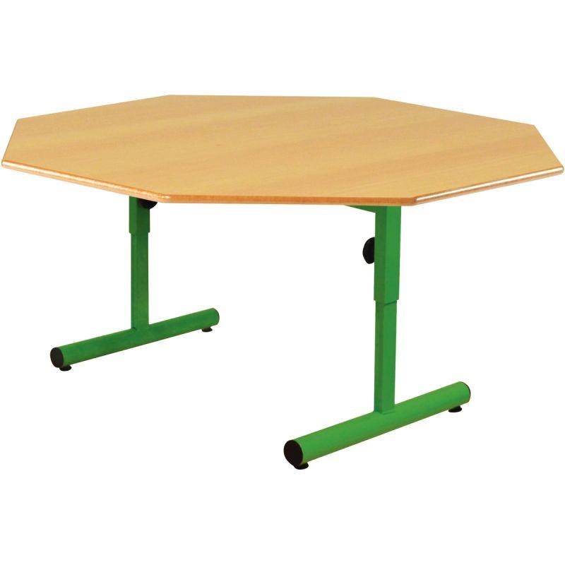 Image de  Table octogonale 120cm T1 à T3 vert 