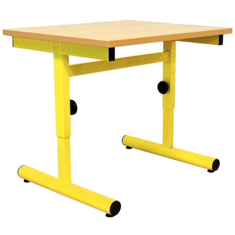 Image de  Table maternelle 60x50cm T1 à T3 jaune 