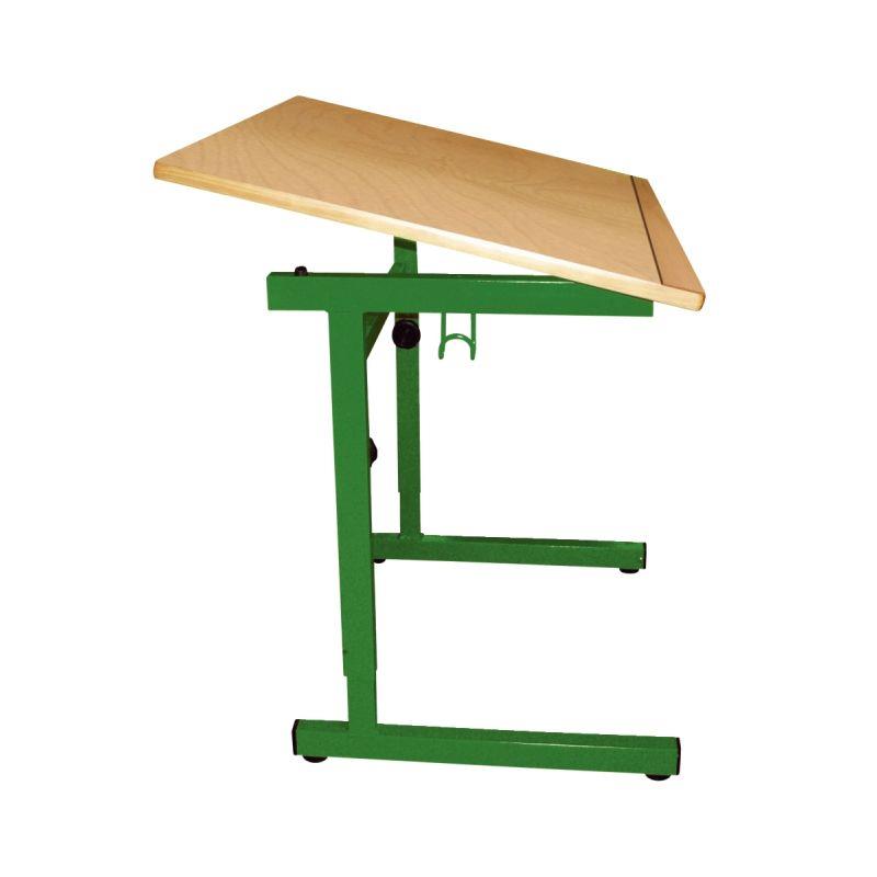 Image de  Table d''enfant à mobilité réduite monoplace 100x60cm T4 à T6 vert 