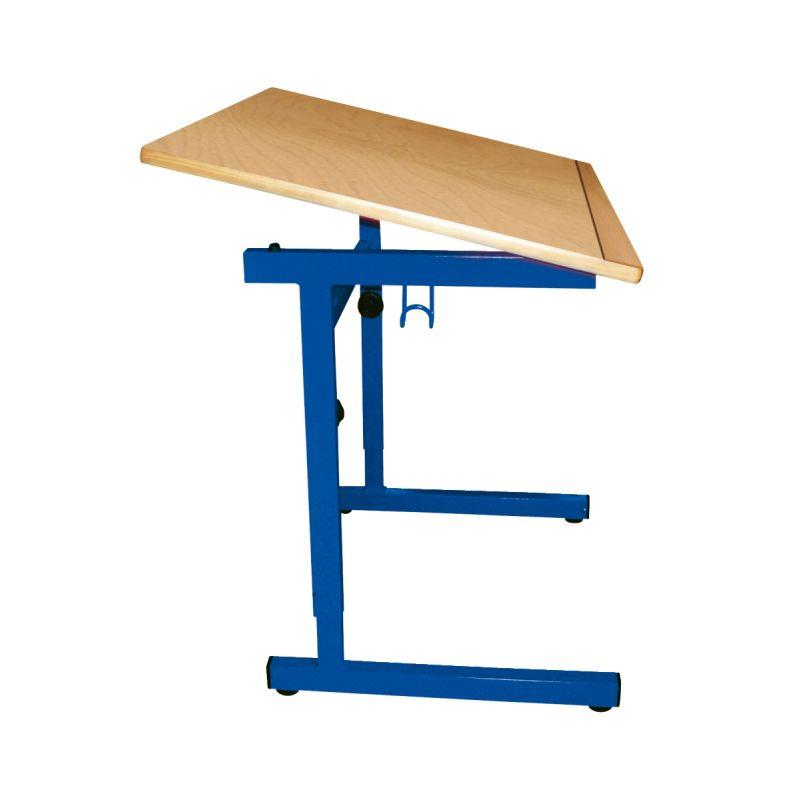 Image de  Table d''enfant à mobilité réduite monoplace 100x60cm T4 à T6 bleu 