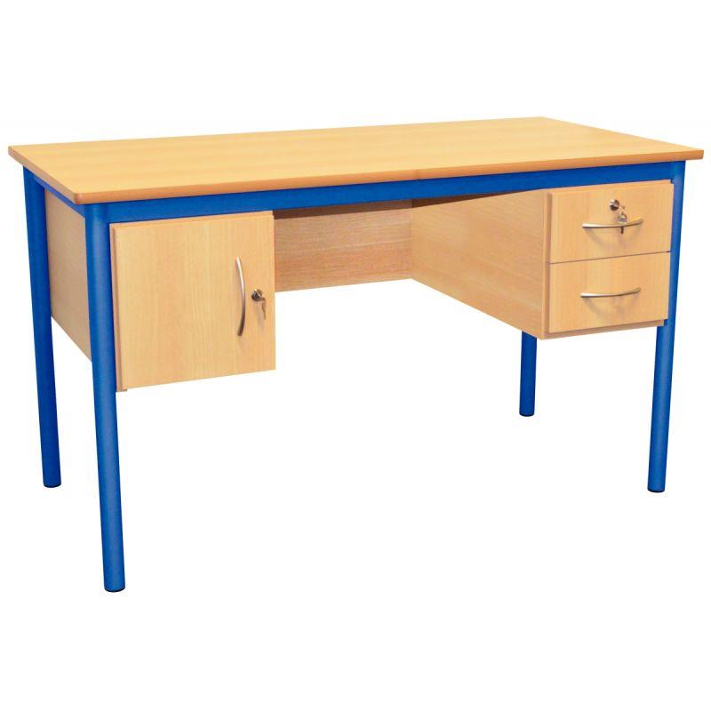 Image de  Bureau du professeur 160x80cm bleu 