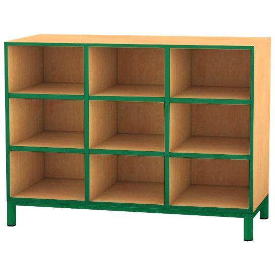 Image de  Meuble 9 cases vert 