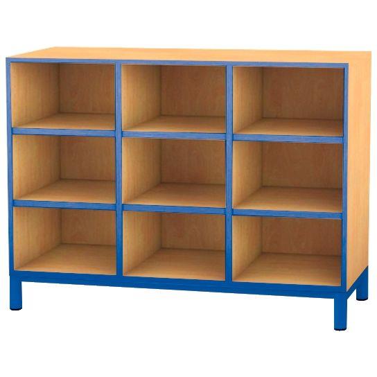 Image de  Meuble  9 cases bleu 
