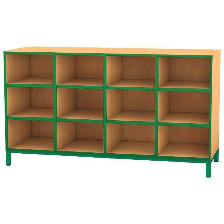 Image de  Meuble 12 cases vert 