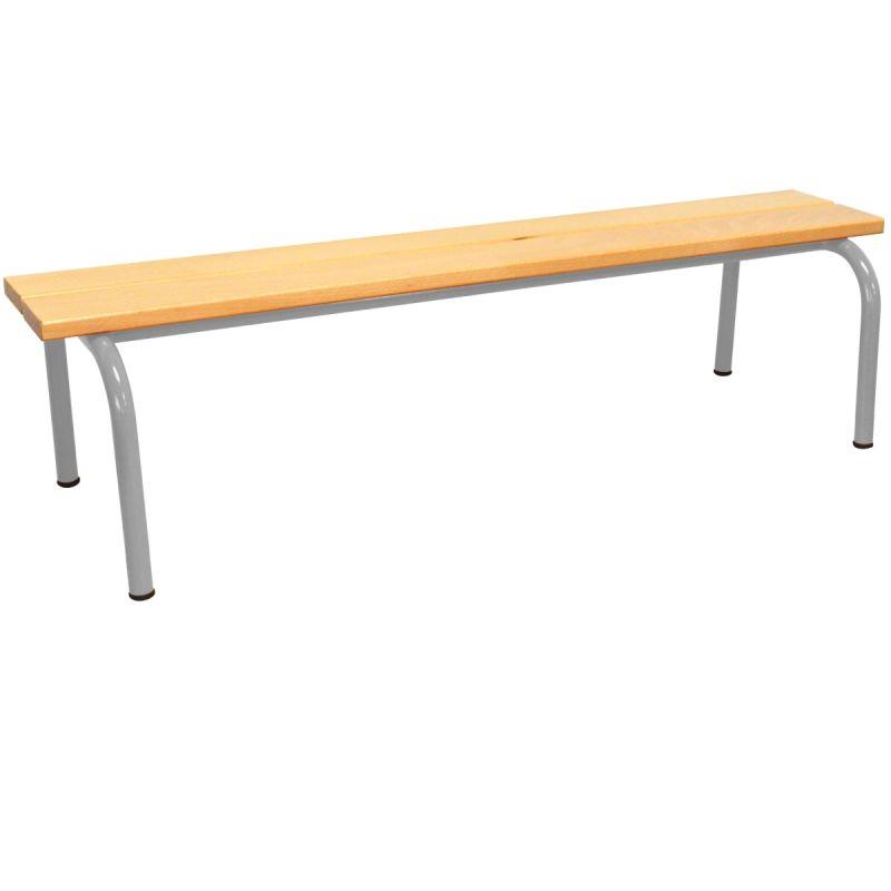 Image de  Banc sans dossier L120cm T2 gris alu 