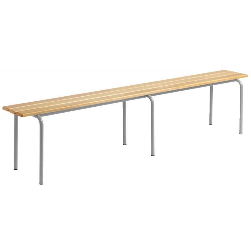 Image de  Banc sans dossier L200cm T3 gris alu 