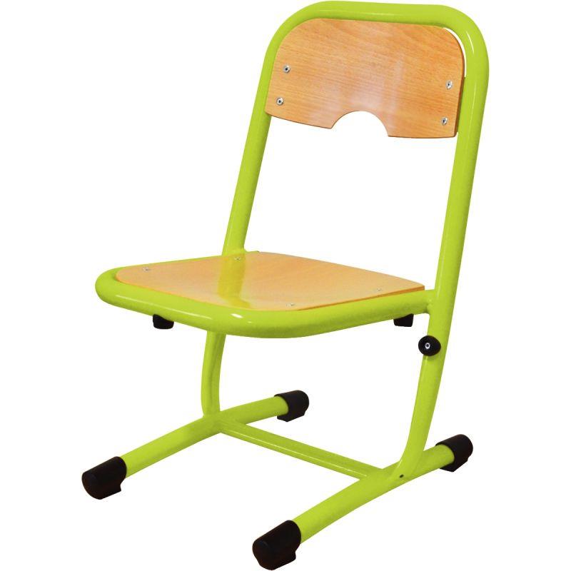 Image de  Chaise fixe appui sur table T3 vert granny 