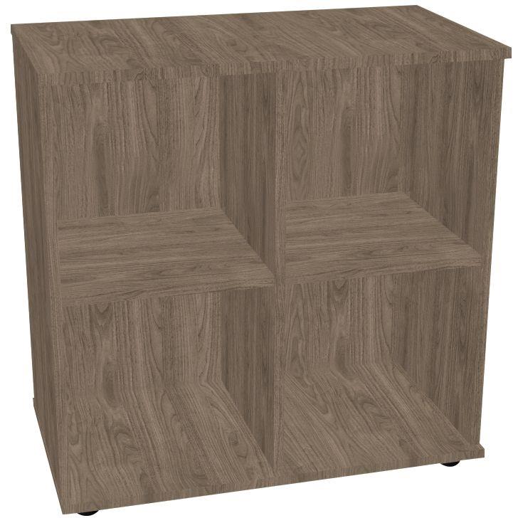 Image de  Casier ouvert 4 cases Cubik Walnut 