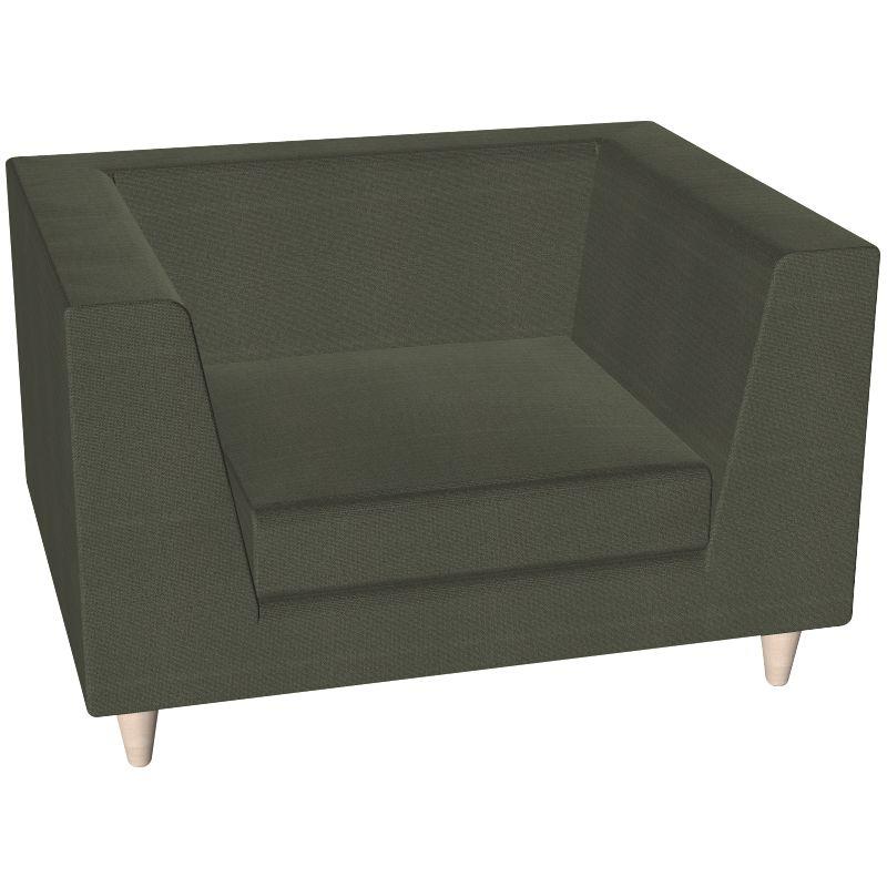 Image de  Canapé Lounge 1 place L91cm tissu uni cyprès 