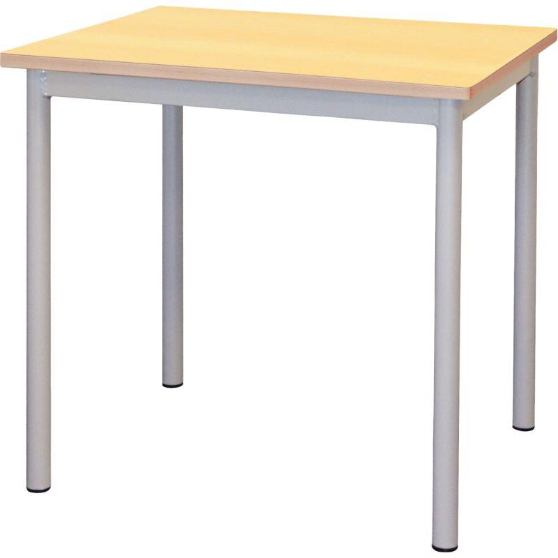 Image de  Table maternelle 60x50cm T2 gris alu 