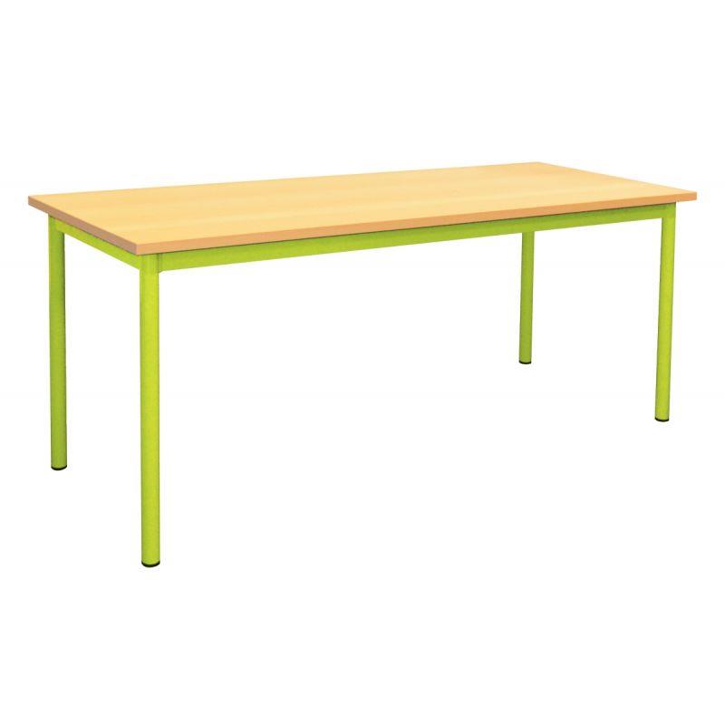 Image de  Table maternelle 160x80cm T2 vert granny 