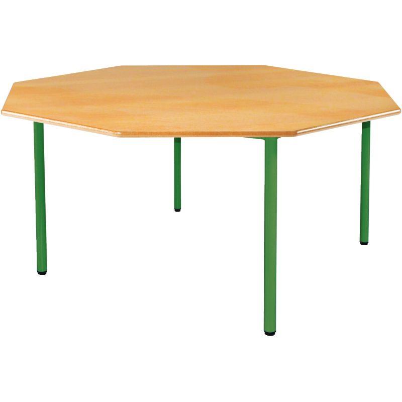 Image de  Table  octogonale 4 pieds Ø120cm T2 vert 