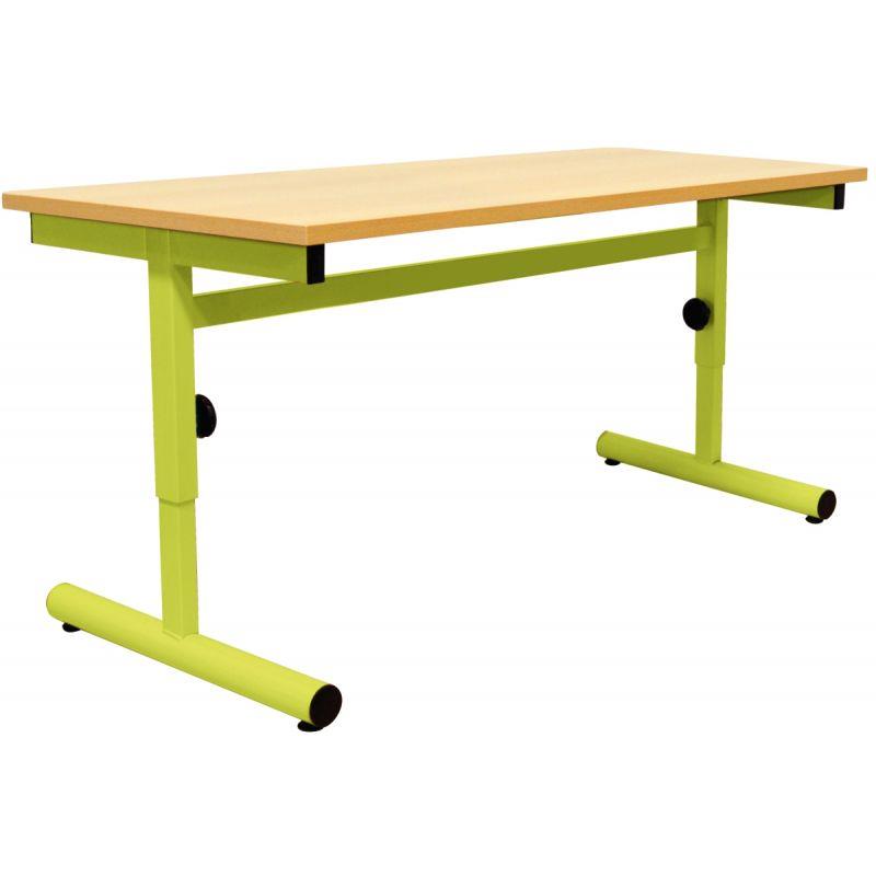 Image de  Table maternelle 120x60cm T1 à T3 vert granny 