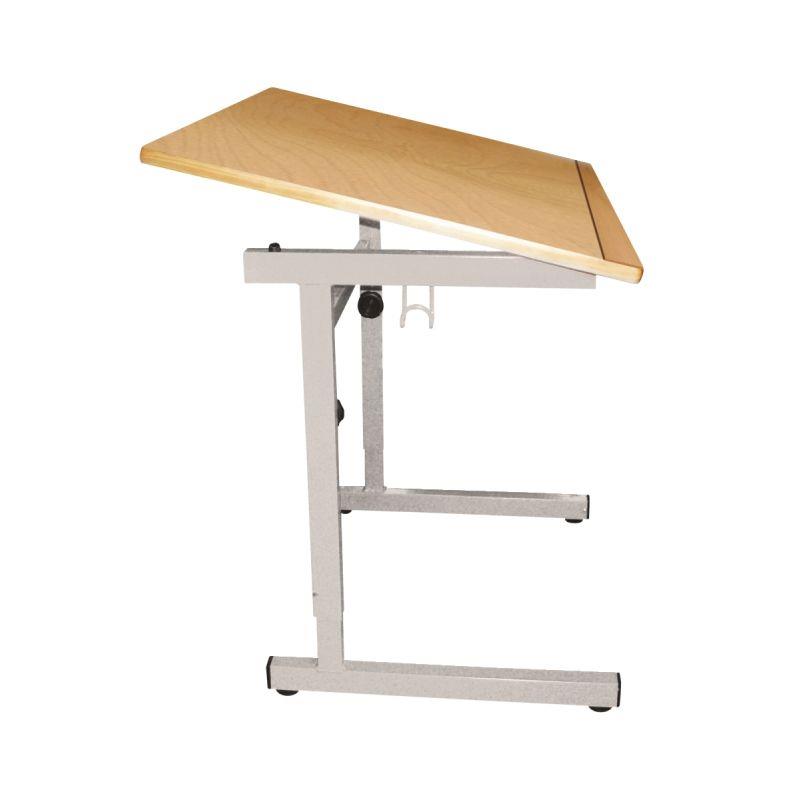 Image de  Table d''enfant à mobilité réduite monoplace 100x60cm T4 à T6 gris alu 